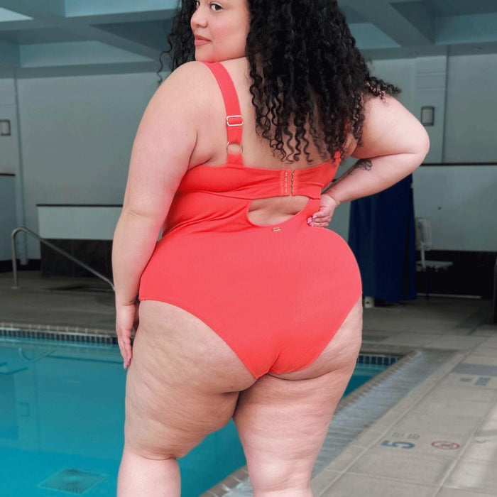 I'll Be Right Here Swimsuit - Coral - Snag