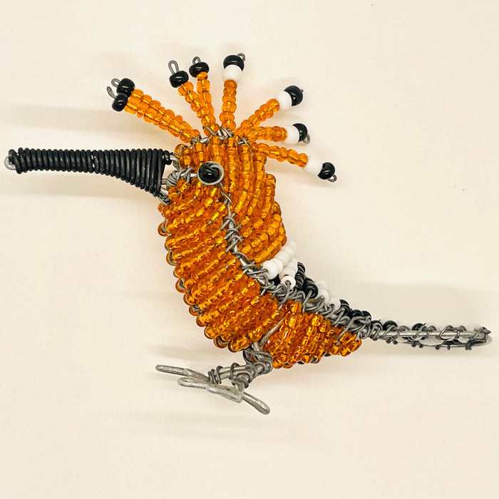 Hoopoe (Small)- Beaded Bird
