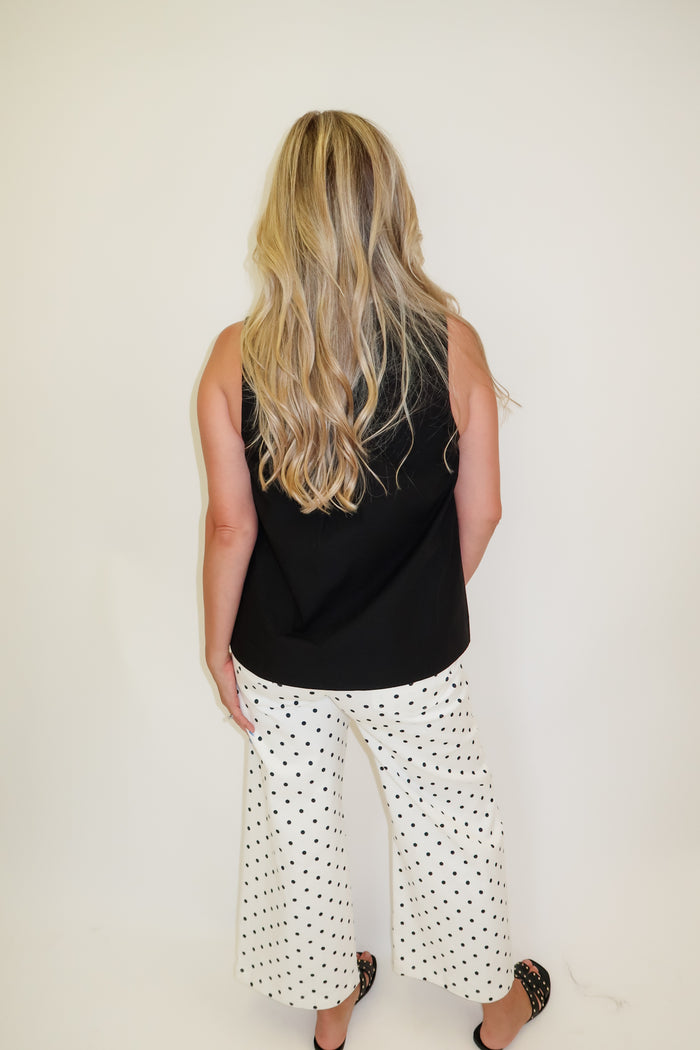 In Good Taste Wide Hem Sleeveless Top - The Pink Tulip Clothing