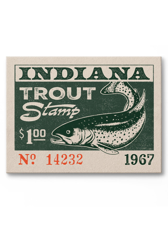 Indiana Trout, Canvas