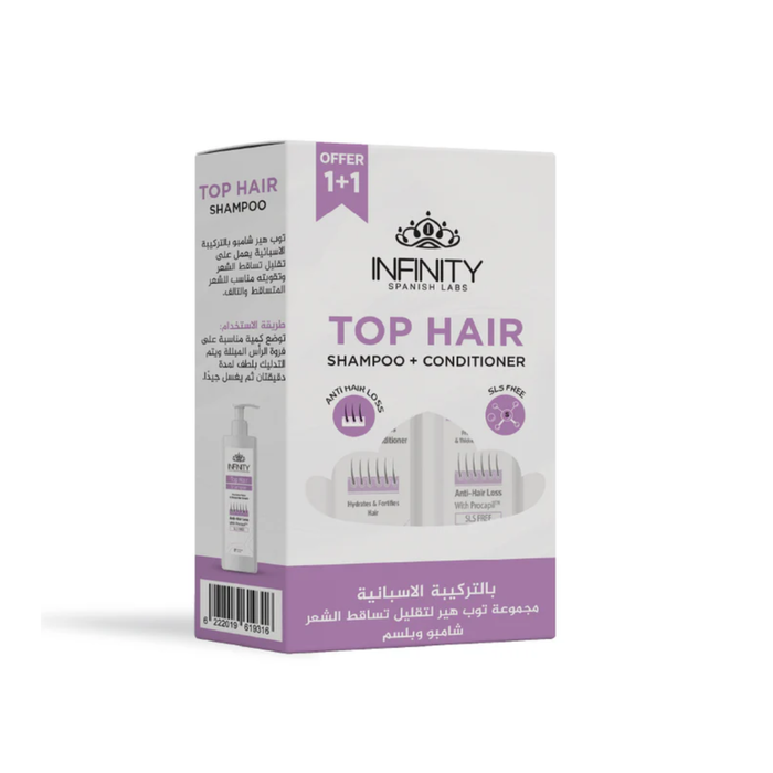 Infinity Top Hair Shampoo + Top Hair Conditioner 1+1 Offer