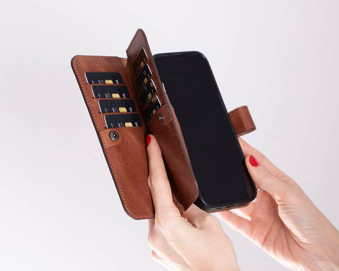 iPhone 17 Double Magnet Wallet by Hardiston - premium iPhone 17 Cases
