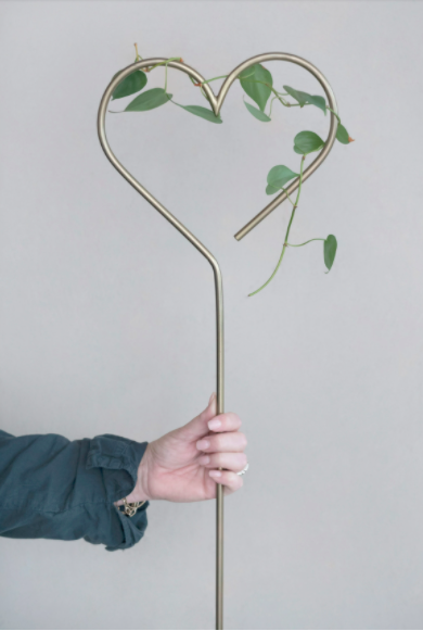 Iron Geometric Trellis, Antique Brass Finish