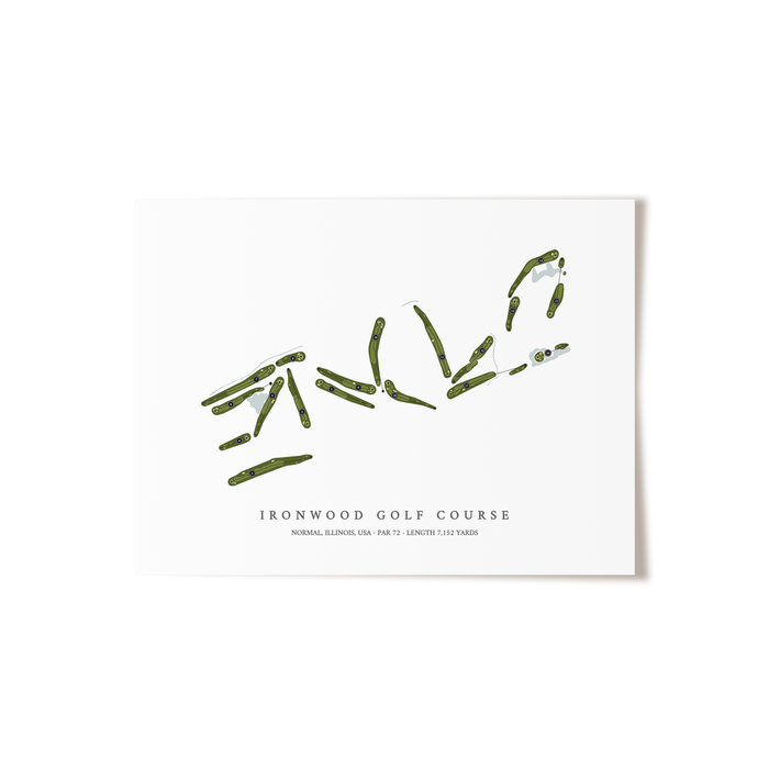 Ironwood Golf Course | Golf Course Print | Unframed