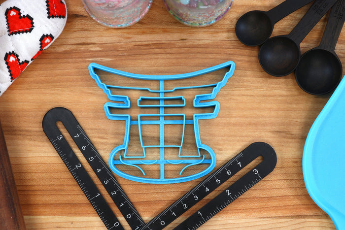 Japanese Shrine Cookie Cutters - Omamori, Tori Gate, Shrine Maiden, Kasuga Taisha, Shimenawa Rope - Shrine Themed Gift