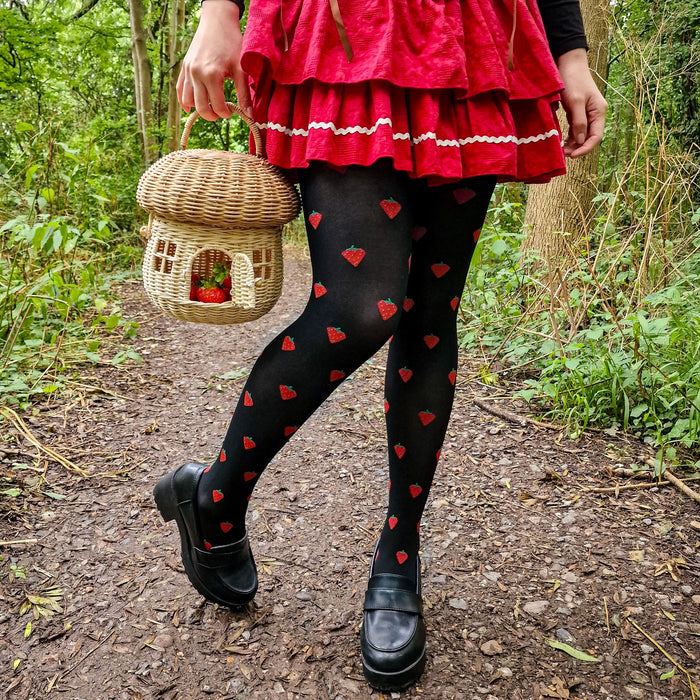 Juicy Fruit Print Tights