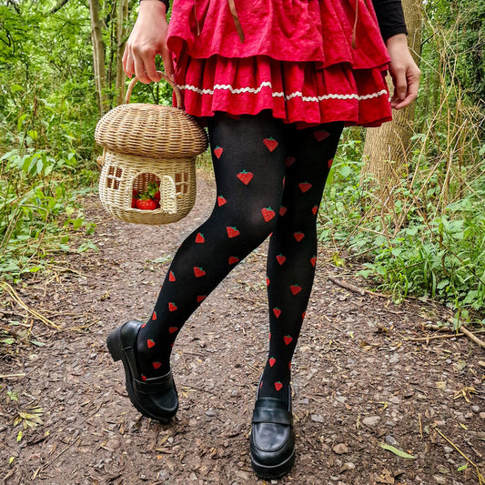 Juicy Fruit Print Tights