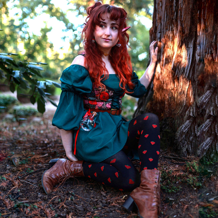 Juicy Fruit Print Tights