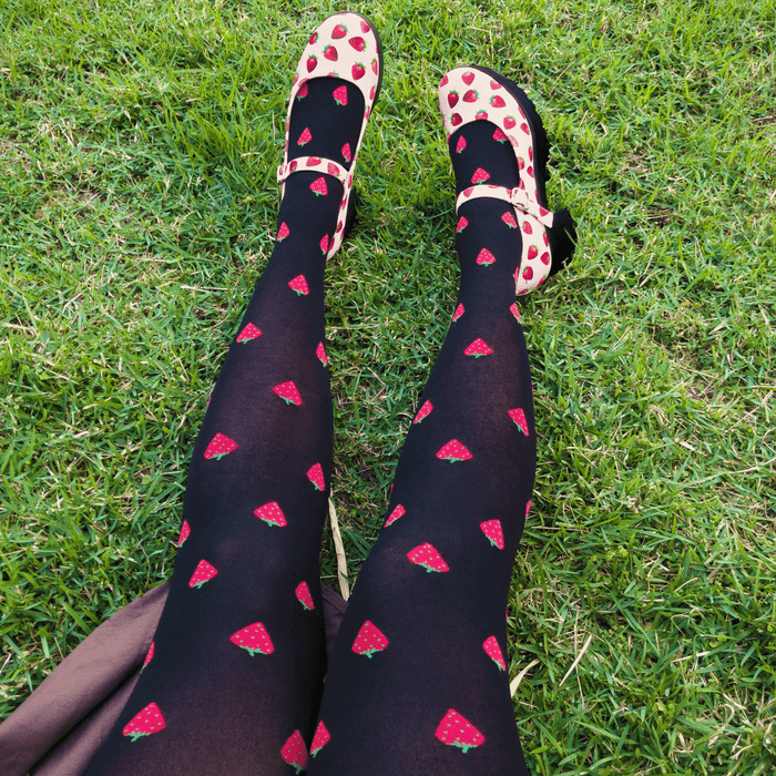 Juicy Fruit Print Tights