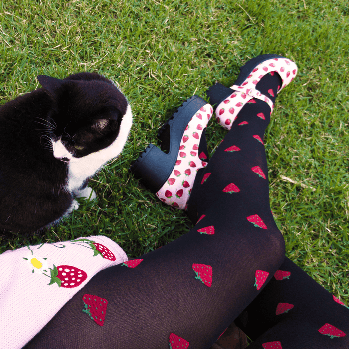 Juicy Fruit Print Tights