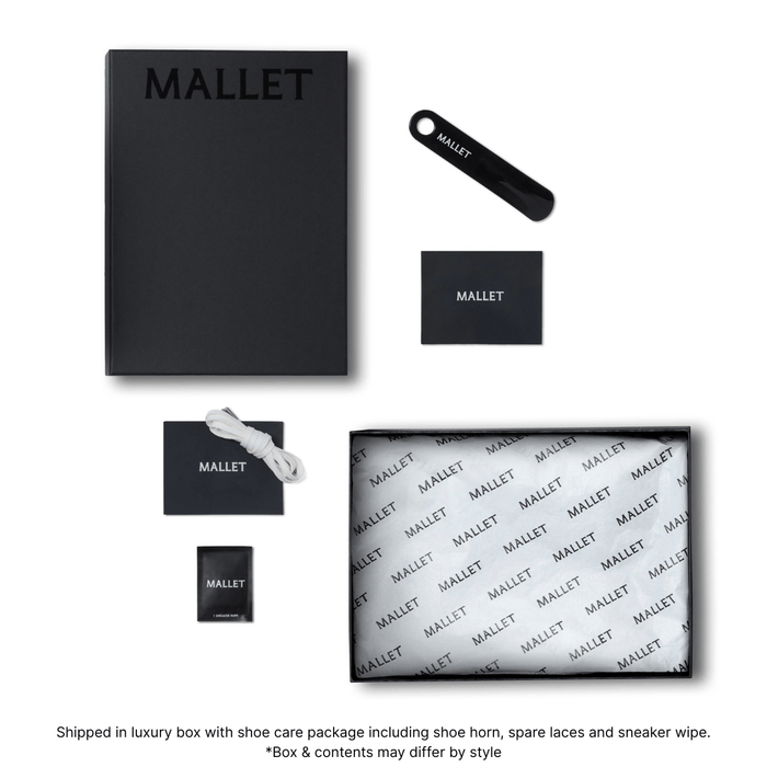 Mallet London Shoebox Contents