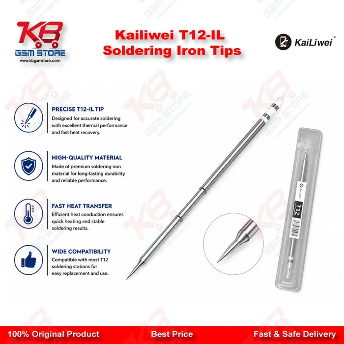 Kailiwei T12-IL Soldering Iron Tips