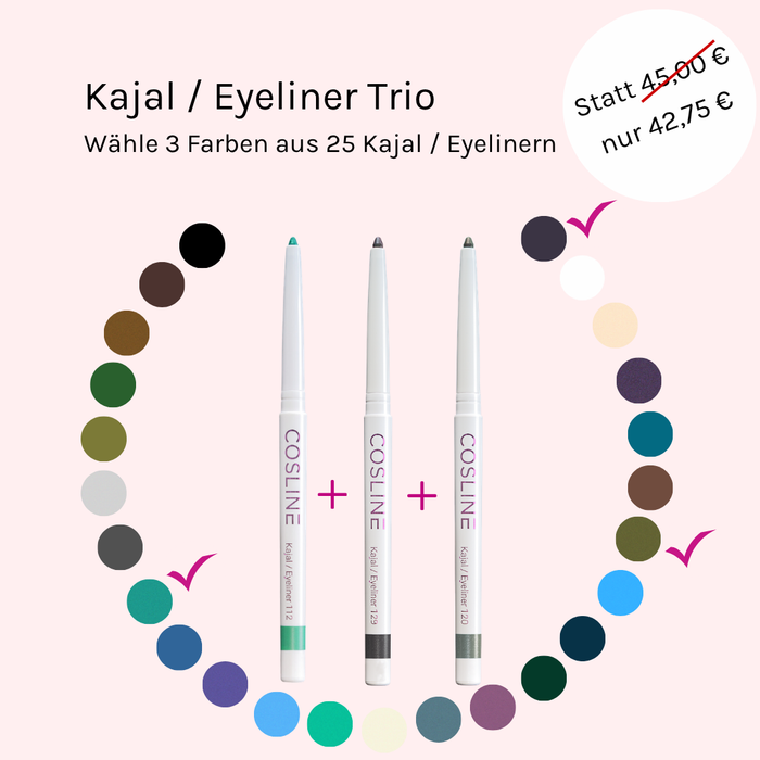 COSLINE Kajal / Eyeliner Trio