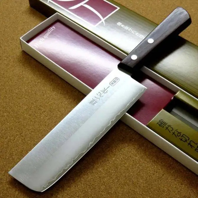 Kanetsugu Miyabi Issin Nakiri Vegetable Knife 6.4 inches