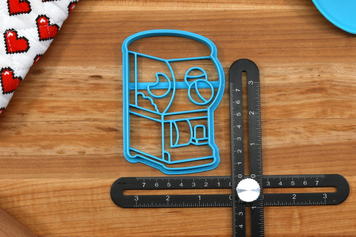 Kawaii Arcade Cookie Cutters - Fighter Box, Gachapon Machine, Kawaii Claw Machine, Star Gachapon, UWU Cabinet - Anime Baking