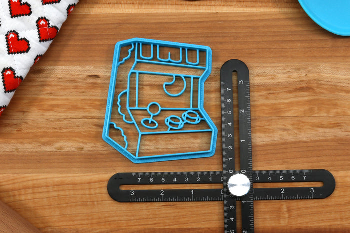 Kawaii Arcade Cookie Cutters - Fighter Box, Gachapon Machine, Kawaii Claw Machine, Star Gachapon, UWU Cabinet - Anime Baking