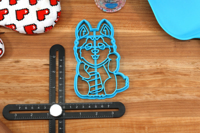 Kawaii Husky Cookie Cutters - Husky Face, Lucky Husky, Side Glance Husky, Skyward Husky, Sleepy Husky - Anime Gift / Anime Baking