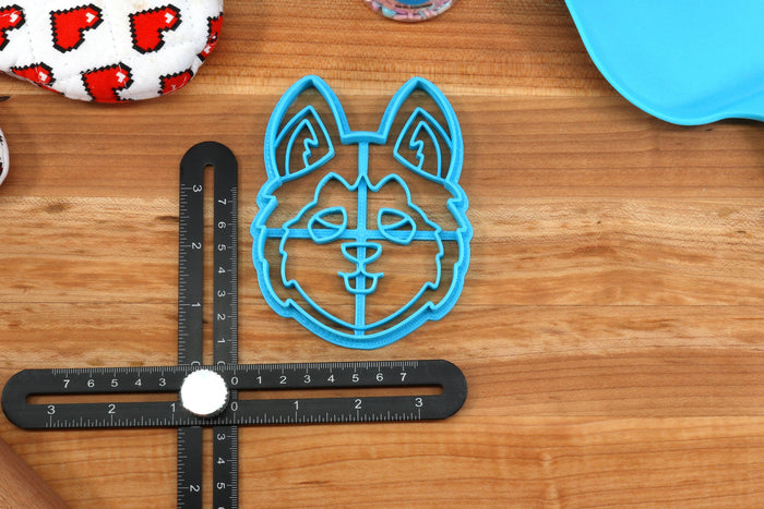 Kawaii Husky Cookie Cutters - Husky Face, Lucky Husky, Side Glance Husky, Skyward Husky, Sleepy Husky - Anime Gift / Anime Baking