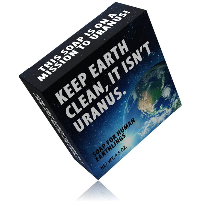Keep Earth Clean, It Isn't Uranus Soap - Funny Soap - Stocking Stuffer - Jokes, Gags, Pranks