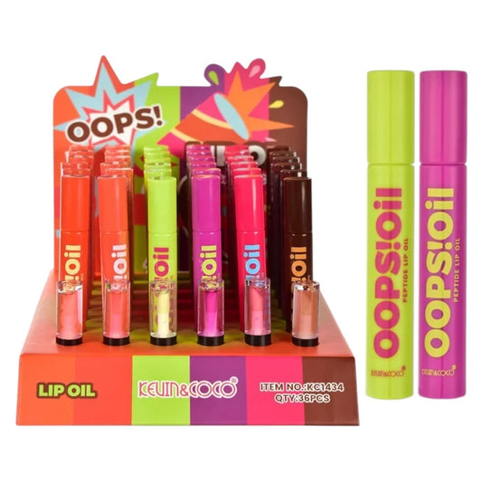 Kevin & Coco - Oops! Lip Oil | Wholesale Display 36 Units