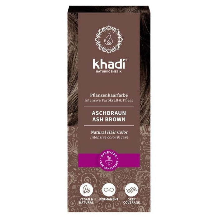 Khadi - Pflanzenhaarfarbe Aschbraun