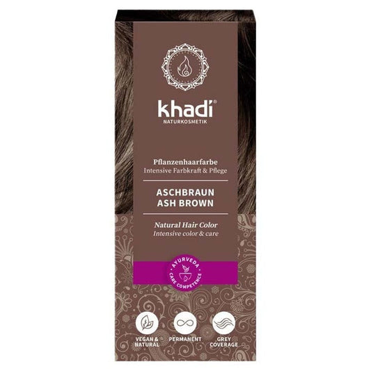 Khadi - Pflanzenhaarfarbe Aschbraun