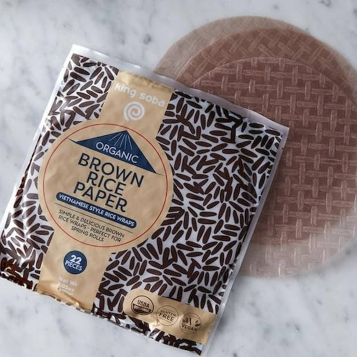 King Soba Organic Brown Rice Paper 200g