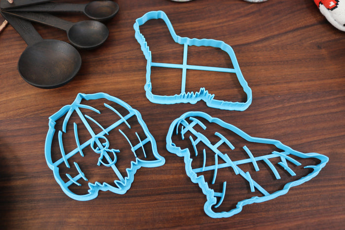 Komondor Dog Cookie Cutters - Komie Face, Kom Mop, Komondor Outline, Sitting, Stack - Gift for Komondor Owner