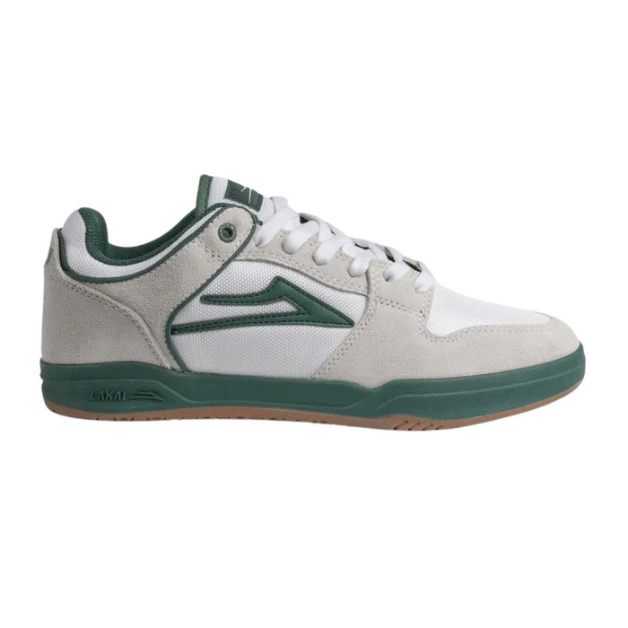 Lakai Telford Low White Suede Cordura Spruce