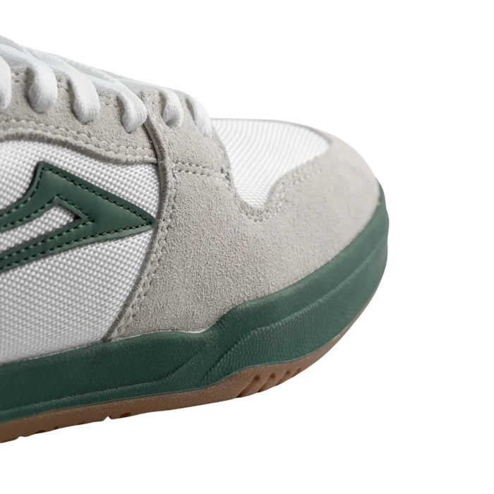 Lakai Telford Low White Suede Cordura Spruce