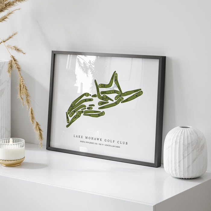 Lake Mohawk Golf Club | Golf Course Map | On+Table