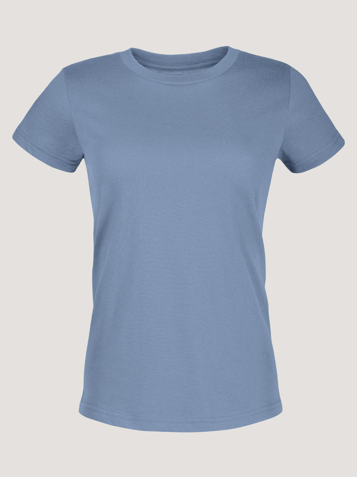 Best Fitting Tees for Women | Crew Necks in Lakeshore Blue