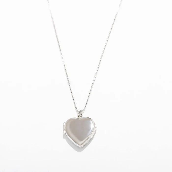 Daphne Heart Locket (Silver)
