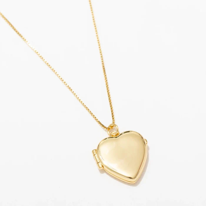 Daphne Heart Locket (Gold)