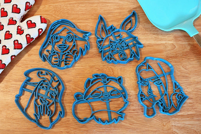 League Emote Cookie Cutters -Riven, Teemo, Jinx, Lux Ashe- League of Legends - LootCaveCo