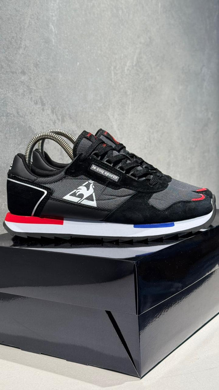 LECOP TENIS NEGRO BLANCO ROJO