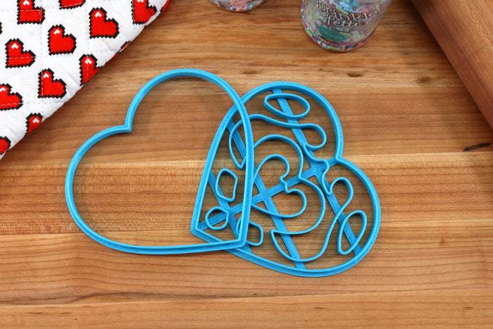 Legend of Zelda Heart Container STAMP Cookie Cutter - Breathe of the Wild