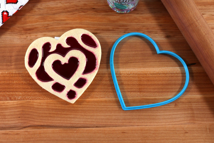 Legend of Zelda Heart Container Tart Cookie Cutter - Breathe of the Wild