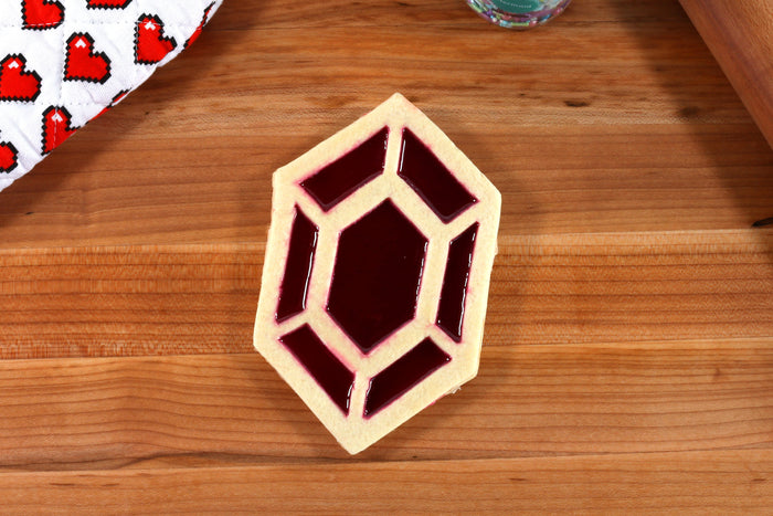 Legend of Zelda Rupee Linzer Tart Cookie Cutter - Breathe of the Wild