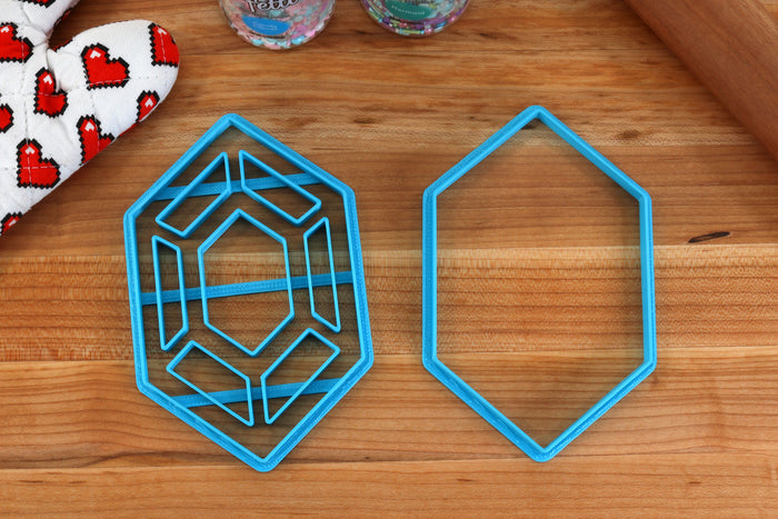 Legend of Zelda Rupee Linzer Tart Cookie Cutter - Breathe of the Wild