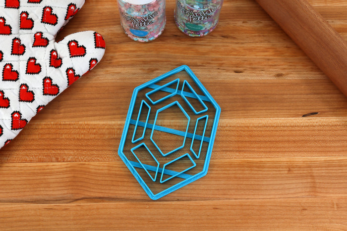 Legend of Zelda Rupee Linzer Tart Cookie Cutter - Breathe of the Wild