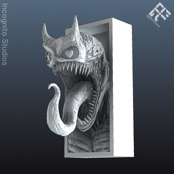 Lights Out Venom Book Nook (STL File)