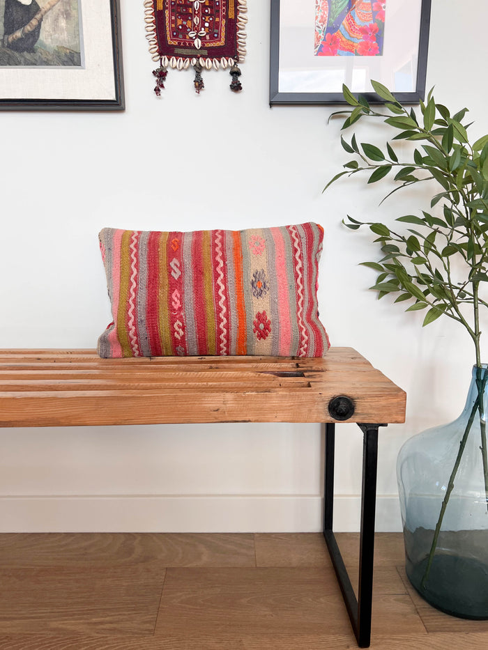 Lili Lumbar Kilim Pillow (12x20)