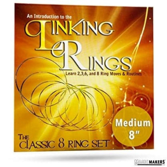 Linking Rings - 8 Ring/8" Set - Stainless Steel - Make Rings Link Together!