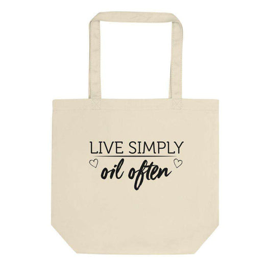 Live Simply Eco Tote Bag at Your Oil Tools