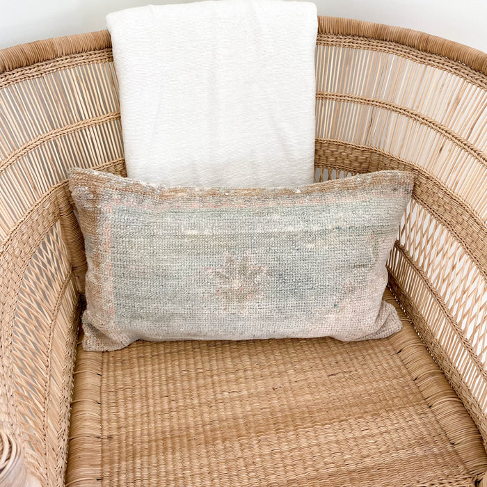 Lois Lumbar Oushak Pillow (12x20)