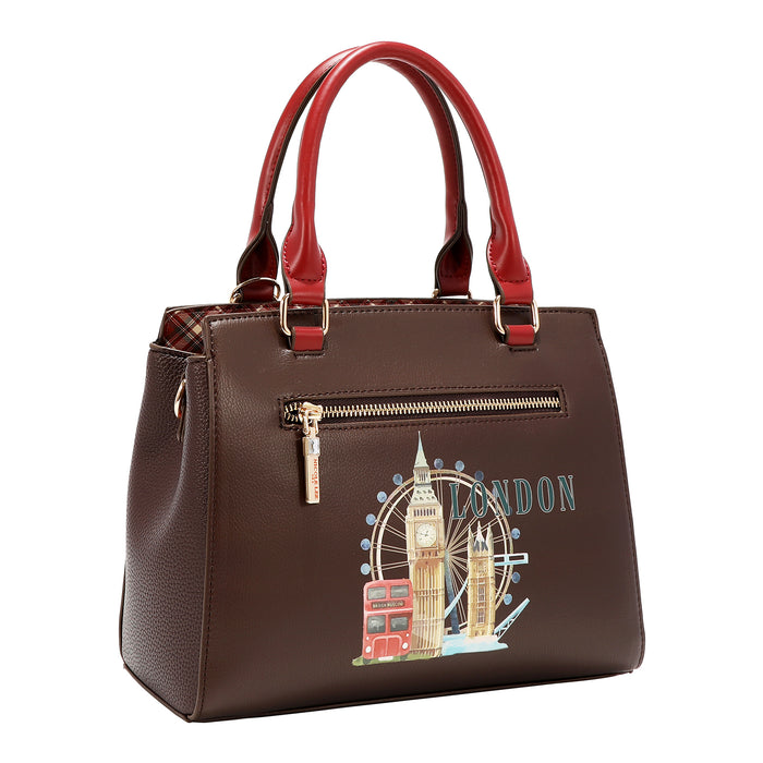 LONDON EYE SATCHEL BAG