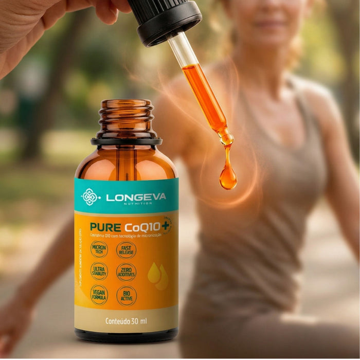 LONGEVA | Pure Coq10 - Coenzima Q10 em gotas (30 ml)