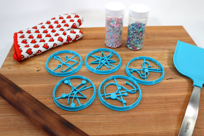 Lovecraft Great Old Ones Cookie Cutters Set 2 - Cthugha, Cthulhu, Ghatanothoa, Shudde M'ell, Zhar