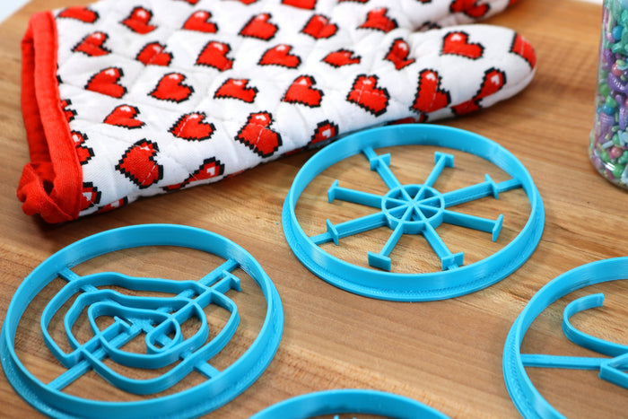 Lovecraft Outer Gods Cookie Cutters Set - Azathoth, Abhoth, Hypnos, Shub-Niggurath, Yog-Sothoth
